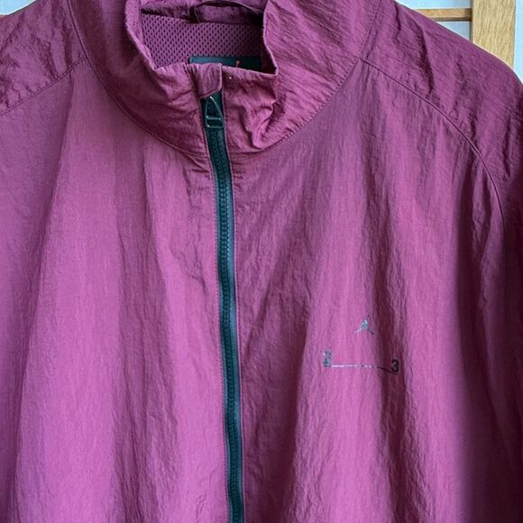 Air Jordan 23 Engineered Zip Up Windbreaker Jacket in Cherrywood Red | XL - Picture 5 of 9